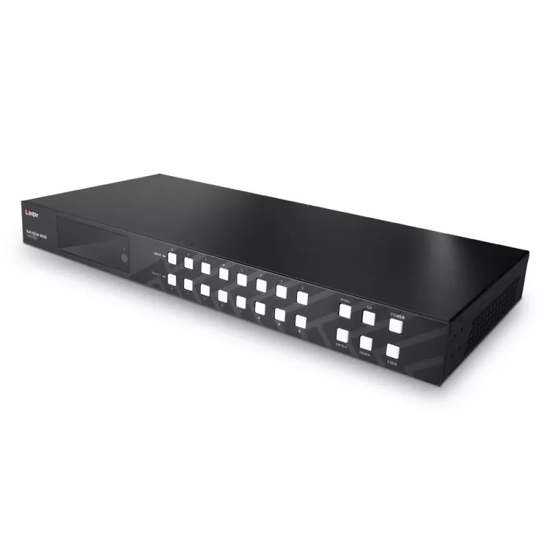 AV matricinis komutatorius Lindy 8x8 HDMI 4K60 Matrix