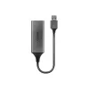 Lindy USB 3.0 Gigabit Ethernet keitiklis, laidinis, USB, Ethernet, 5000 Mbit/s, sidabrinis