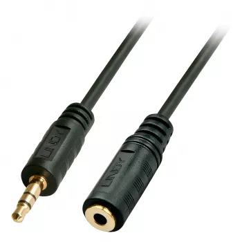 Lindy 3 m aukščiausios kokybės garso prailginimo laidas su 3,5 mm lizdais