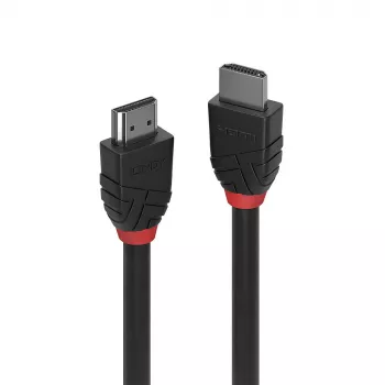 Lindy 10 m standartinis HDMI laidas Juoda Line HDMI 2.0 10.2 Gbit/s