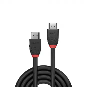 Lindy 10 m standartinis HDMI laidas Juoda Line HDMI 2.0 10.2 Gbit/s