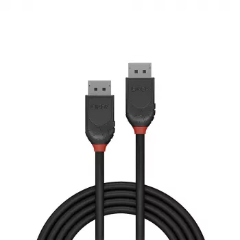 Lindy 1,5 m DisplayPort 1.2 kabelis, Juoda Line