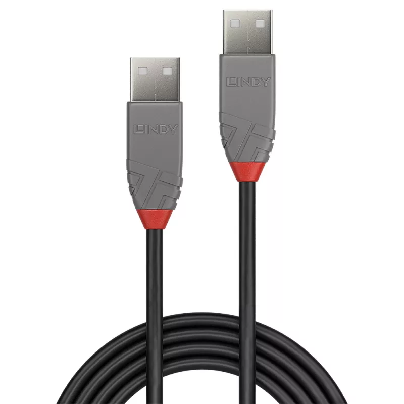 Lindy 3 m USB 2.0 Type A to A laidas, Anthra Line