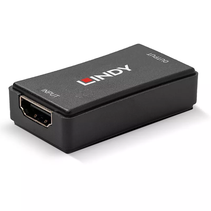 Lindy 50m HDMI 4K30 kartotuvas, HDCP 2.2, AV imtuvas, laidinis, juodas, HDCP