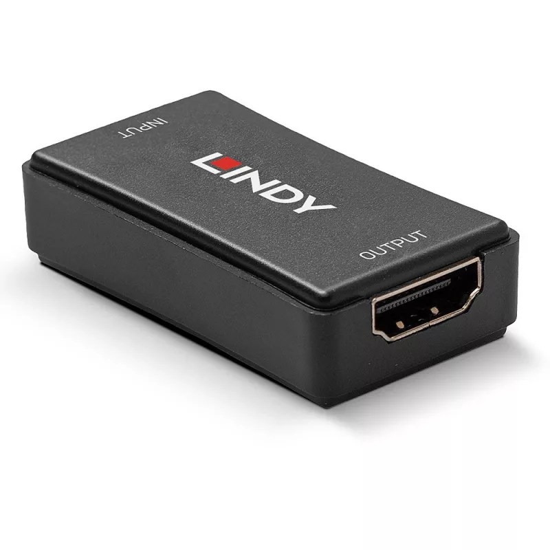 Lindy 50m HDMI 4K30 kartotuvas, HDCP 2.2, AV imtuvas, laidinis, juodas, HDCP