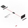 Lindy 50m HDMI 4K30 kartotuvas, HDCP 2.2, AV imtuvas, laidinis, juodas, HDCP