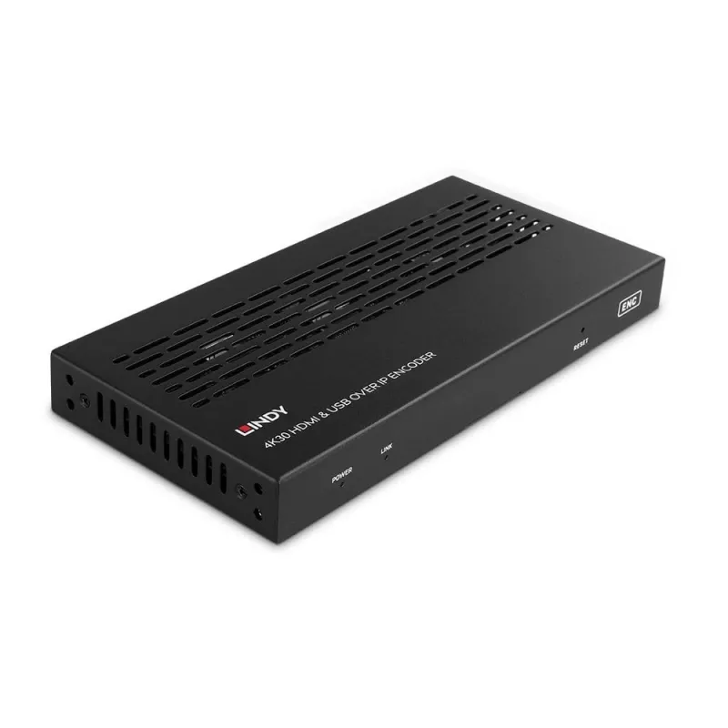 AV siųstuvas Lindy 4K30 HDMI ir USB per IP sistemą – Koderis 3840 x 2160 pikselių