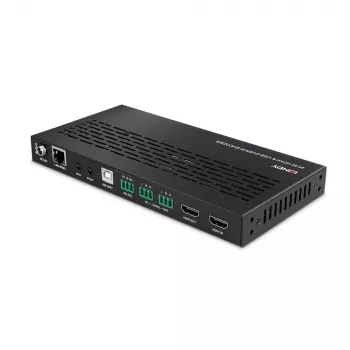 AV siųstuvas Lindy 4K30 HDMI ir USB per IP sistemą – Koderis 3840 x 2160 pikselių