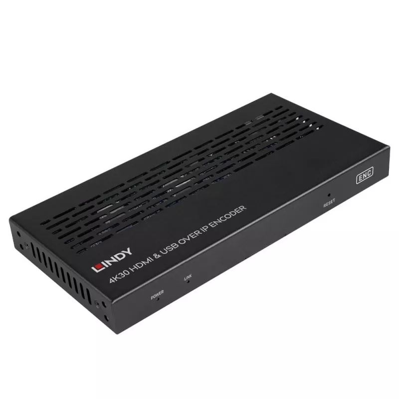 AV siųstuvas Lindy 4K30 HDMI ir USB per IP sistemą – Koderis 3840 x 2160 pikselių