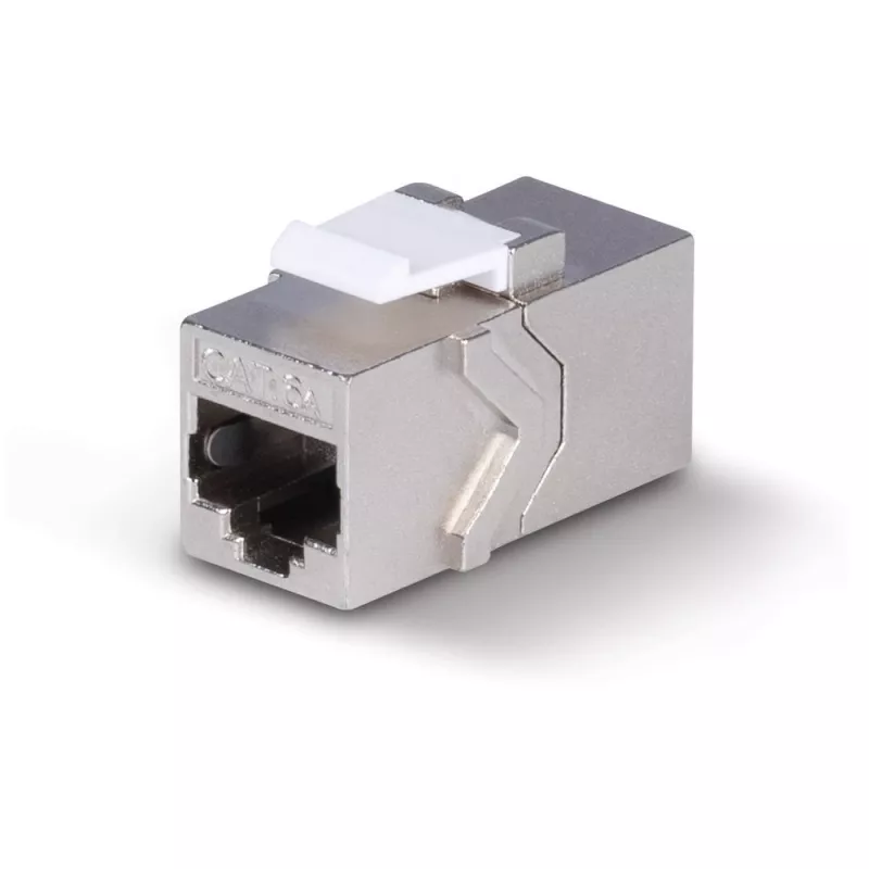 Tinklo kabelis Lindy CAT 6A mova keystone RJ-45 plokščias metalinis 1 vnt.
