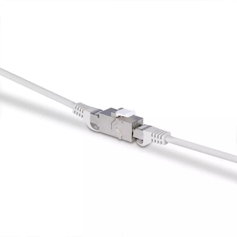 Tinklo kabelis Lindy CAT 6A mova keystone RJ-45 plokščias metalinis 1 vnt.