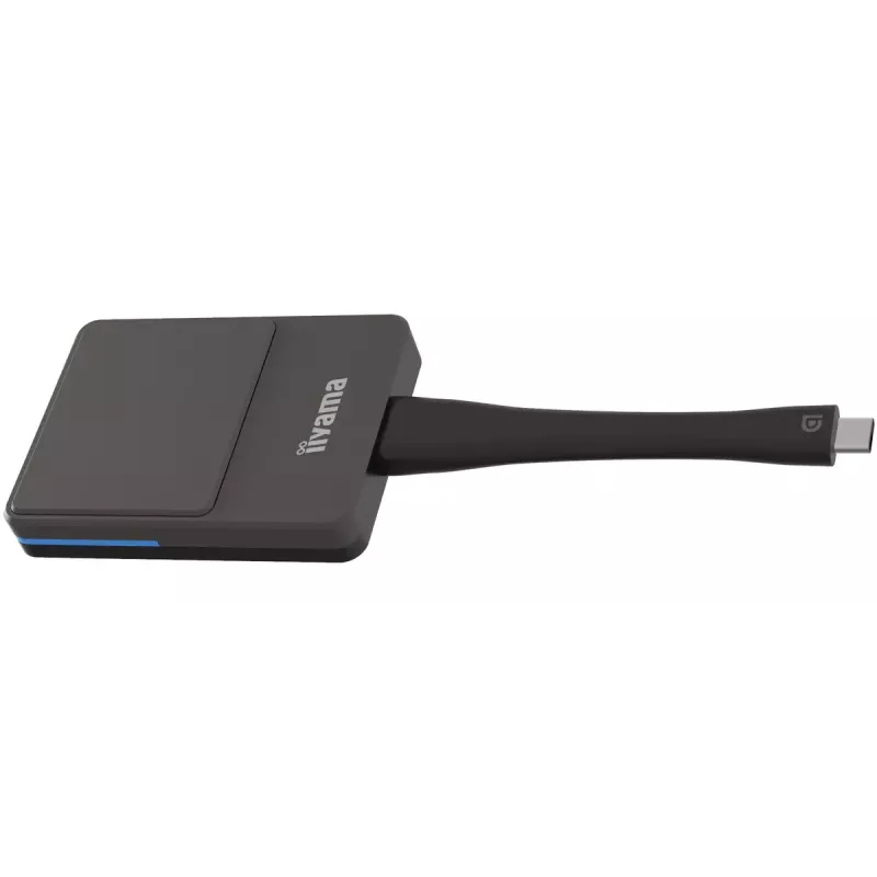 iiyama WP D002C Smart TV dongle USB 4K Ultra HD juoda, sidabrinė