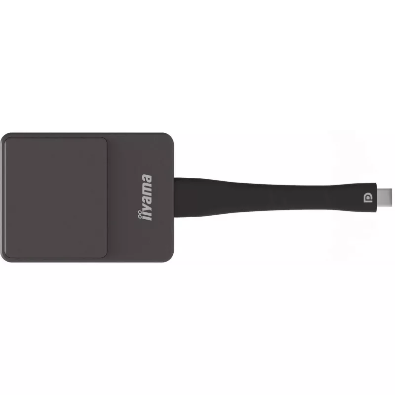 iiyama WP D002C Smart TV dongle USB 4K Ultra HD juoda, sidabrinė
