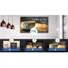 Skaitmeninės reklamos plokščiasis ekranas Samsung 65 colių Crystal UHD 4K Signage QE65T LCD 3840 x 2160