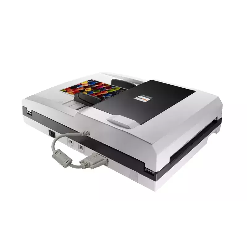 Plustek SmartOffice PL4080 ADF plokštuminis ir ADF skaitytuvas 600 x 600 DPI A4 juoda, pilka