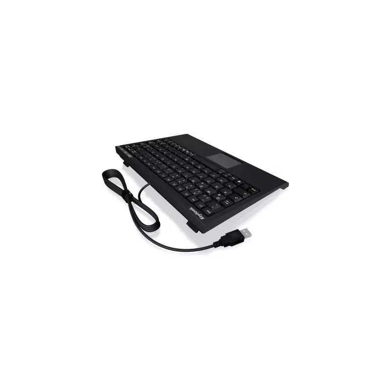 KeySonic ACK-595C+ (DE) klaviatūra, skirta biurui, USB, QWERTZ, vokiška, juoda