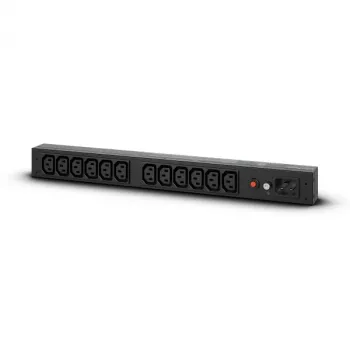 CyberPower PDU20BHVIEC12R maitinimo paskirstymo įrenginys (PDU) 12 kintamosios srovės lizdų 1U juodas