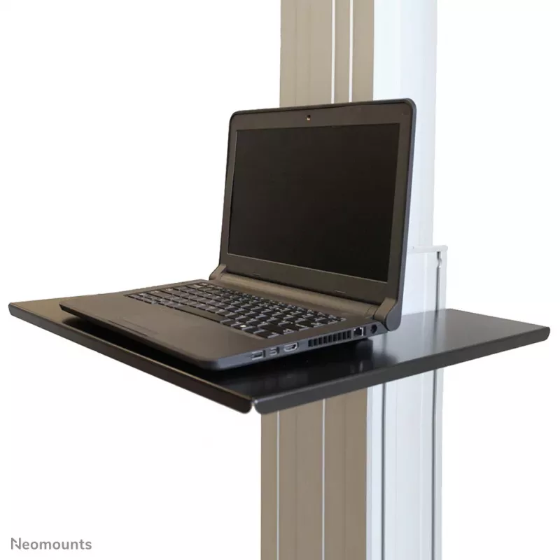 Neomounts PLASMA-M2500LAPSHELF multimedijų laikiklis, Lentyna, 3 kg, Juoda, Plienas, 600 mm, 400 mm