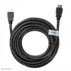Neomounts HDMI25MM HDMI kabelis - 7,5 metro, 7,5 m, 10,2 Gbit/s, juodas