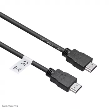 Neomounts HDMI35MM HDMI laidas - 10 metrų, 10 m, HDMI Type A (Standard), HDMI Type A (Standard), 10.2 Gbit/s, juoda