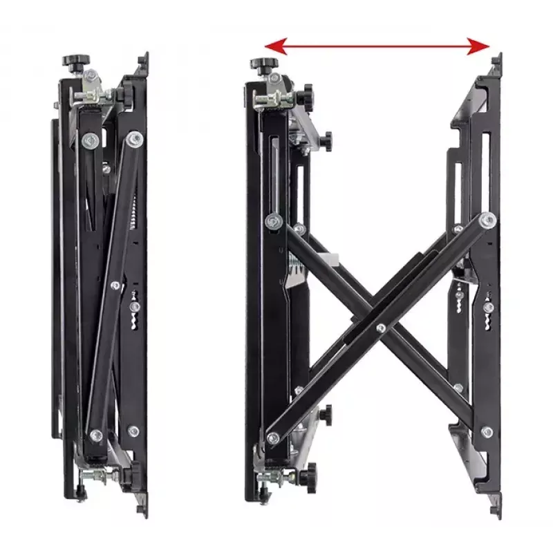 Sieninis laikiklis B-Tech BT8310XL/B Universal Heavy Duty Pop-Out su mikro reguliavimu