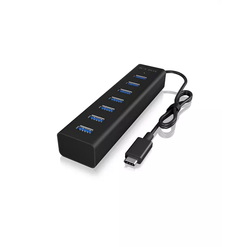 ICY BOX IB-HUB1700-C3 USB 3.2 Gen 1 (3.1 Gen 1) Type-C 5000 Mbit/s Juoda
