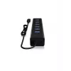 ICY BOX IB-HUB1700-C3 USB 3.2 Gen 1 (3.1 Gen 1) Type-C 5000 Mbit/s Juoda