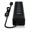 ICY BOX IB-HUB1700-C3 USB 3.2 Gen 1 (3.1 Gen 1) Type-C 5000 Mbit/s Juoda