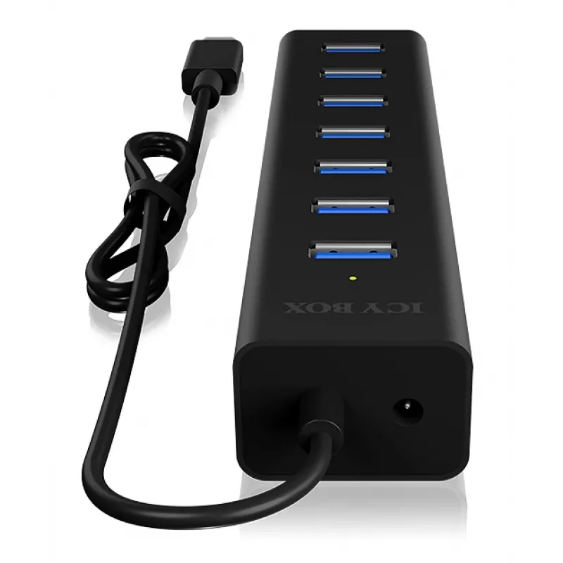 ICY BOX IB-HUB1700-C3 USB 3.2 Gen 1 (3.1 Gen 1) Type-C 5000 Mbit/s Juoda