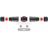 Microconnect KON526 laido jungtis RJ-45 juoda