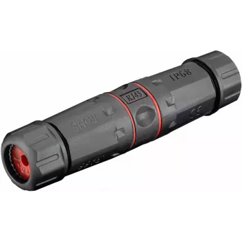 Microconnect KON526 laido jungtis RJ-45 juoda