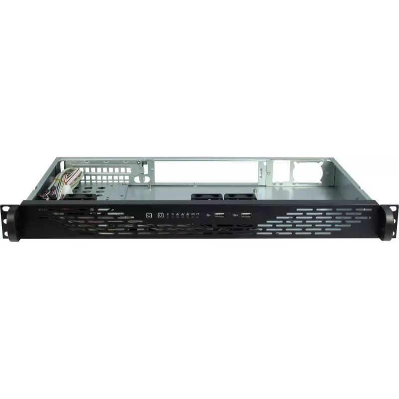 Serverio korpusas Inter-Tech 1U K-125L Mini ITX, pilkas