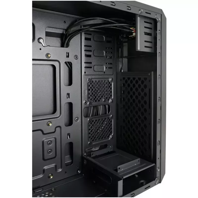 PC korpusas LC-Power 7039B Midi Tower, juodas