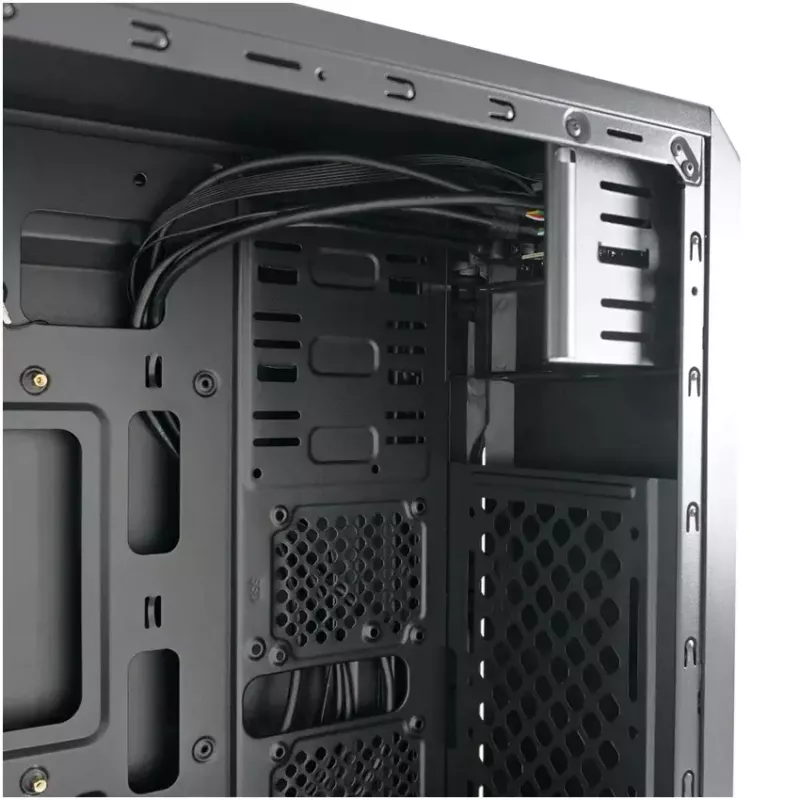 PC korpusas LC-Power 7039B Midi Tower, juodas