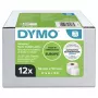 DYMO Authentic LabelWriter didelės siuntų etiketės/vardų kortelės | 54 mm x 101 mm | 12 rulonų po 220 (2 640 lengvai nuplėšiamų etikečių) | Lipnios | skirtos LabelWriter etikečių spausdintuvams