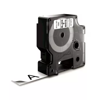 Etikečių juosta DYMO D1 Patvari juoda ant balto 19 mm