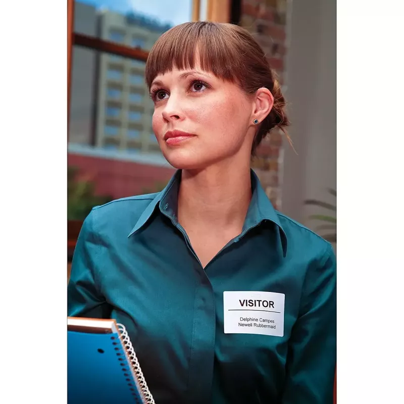 DYMO Authentic LabelWriter Paskyrimo/Vardo ženklelių etiketės | 51 mm x 89 mm | Nelipnios | Rulonėlis su 300 lengvai nuplėšiamų etikečių | Skirtos LabelWriter etikečių spausdintuvams | Pagaminta Europoje