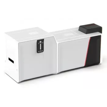 Plastikinių kortelių spausdintuvas Evolis Primacy 2 — Dažų sublimacija / Dervos terminis perkėlimas, 300 x 1200 DPI, 100 lapų įvestis, Fast Ethernet