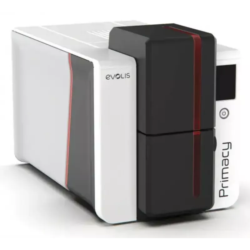 Plastikinių kortelių spausdintuvas Evolis Primacy 2 — Dažų sublimacija / Dervos terminis perkėlimas, 300 x 1200 DPI, 100 lapų įvestis, Fast Ethernet