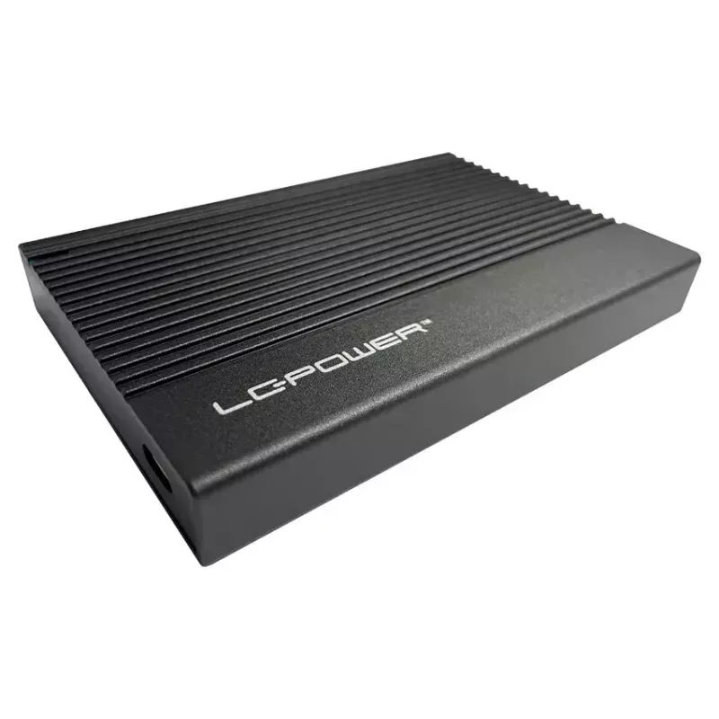 HDD/SSD korpusas LC-Power LC-25U3-C juodas 2,5 colio USB Type-C 6 Gbit/s