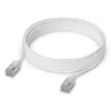 Tinklo komutacinis kabelis UBIQUITI UACC-CABLE-PATCH-EL-C6A-5M-W Cat6a 5 m RJ-45 permatomas baltas