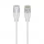 Tinklo kabelis Ubiquiti UACC-Cable-Patch-EL-C6A-2M-W RJ-45 Cat6a 2 m permatomai baltas
