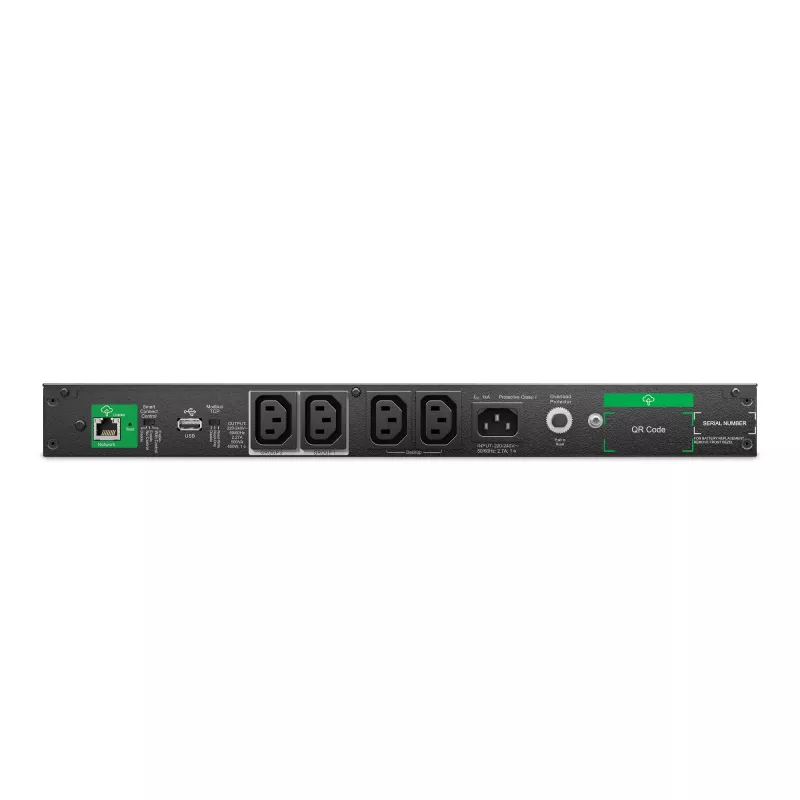 APC Smart-UPS Li-ion SCL500RMI1UC - 4x C13, mažas gylis, montuojamas stove/bokšte/sienoje, SmartConnect, 500 VA