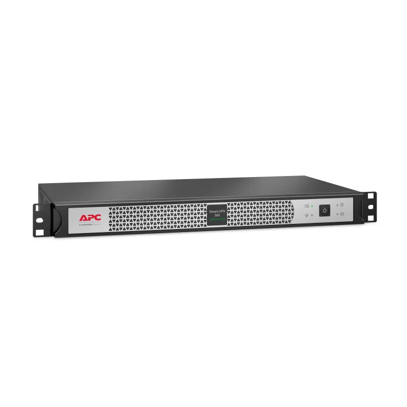 APC Smart-UPS Li-ion SCL500RMI1UC - 4x C13, mažas gylis, montuojamas stove/bokšte/sienoje, SmartConnect, 500 VA