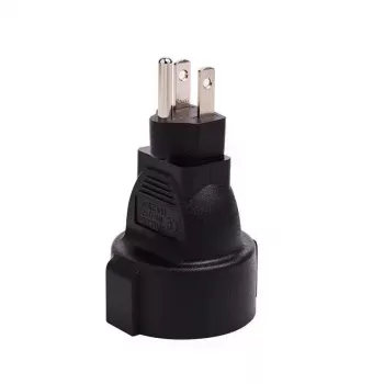 Microconnect PETRAVEL3 maitinimo kištuko adapteris B tipo F tipo juodas