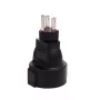 Microconnect PETRAVEL3 maitinimo kištuko adapteris B tipo F tipo juodas