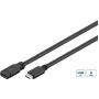 Microconnect USB3.1CC1EX USB laidas USB 3.2 Gen 1 (3.1 Gen 1) 1 m USB C juodas