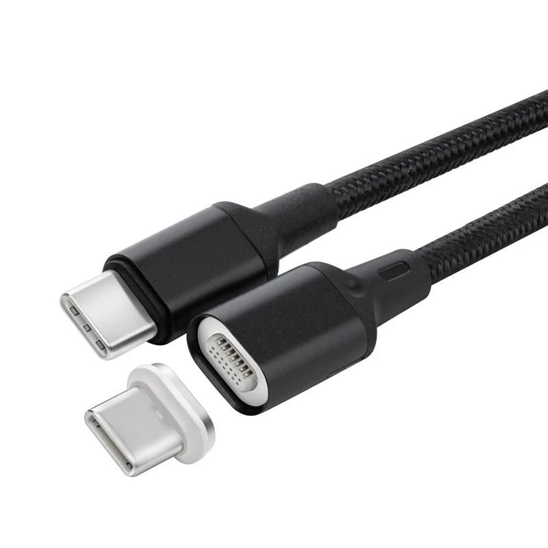 Microconnect USB3.1CC1-MAGNET USB laidas USB 3.2 Gen 1 (3.1 Gen 1) 1 m USB C juodas
