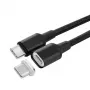 Microconnect USB3.1CC1-MAGNET USB laidas USB 3.2 Gen 1 (3.1 Gen 1) 1 m USB C juodas