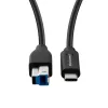 USB kabelis Microconnect USB3.1CB2 1,8m USB C USB B 5 Gbit/s Juoda